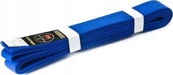 Pas kimono do strojów sztuk walki kimon Karate Judo Bushindo niebieski 240 cm