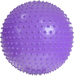Piłka fitness do ćwiczeń gimnastyczna z masażem Profit 65cm fioletowa DK2104