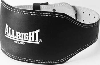 Pas kulturystyczny Allright szeroki 15 cm rozmiar L czarny