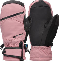 Rękawiczki zimowe Meteor Hazy różowo-czarne 17724-17725-17726