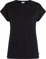 Damska koszulka z krótkim rękawem O'neill ESSENTIALS O'NEILL SIGNATURE T-SHIRT black out rozmiar S