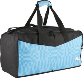 Torba sportowa treningowa podróżna Puma individualRISE Medium błękitno-czarna 79913 05