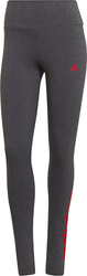Legginsy damskie adidas Loungewear Essentials szaro-czerwone HD1770