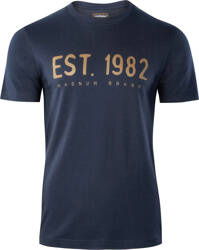 Męska koszulka z krótkim rękawem bawełniana Magnum Ellib niebieska rozmiar M