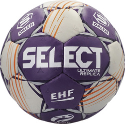 Piłka ręczna Select Ultimate Orlen Superliga 2 EHF Replica fioletowo-szara 13473
