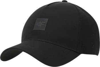 Czapka z daszkiem 4F U372 czarna 4FWSS25ACABU372 20S