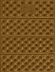 Karimata mata turystyczna do siedzenia składana NC17105 Nils camp brązowa 40x30x2cm