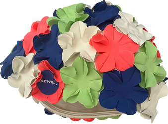 Czepek pływacki Crowell Kwiaty Flower kolorowy kol.5