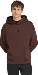 Bluza męska adidas All Szn Fleece brązowa JX5090