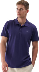 Koszulka męska polo 4F M130 granat 4FWSS24TPTSM130 31S