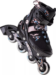 Dziecięce łyżworolki rolki regulowane fitness Martes Morolo JRG ABEC-7 kółka 76mm rozmiar 40-43