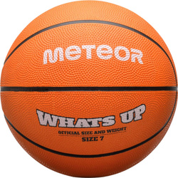 Piłka do koszykówki koszykowa Meteor What's Up pomarańczowa 16833