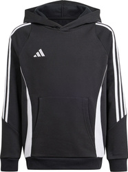 Bluza dla dzieci adidas Tiro 24 Hooded Sweat czarna IJ5611