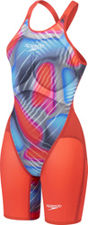 Damski Strój Pływacki Lzr Valor 2.0 Opbk Kskn Af  light navy/turquise/black rozmiar 28