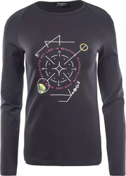 Damska koszulka Hi-tec LADY SOLA LS czarny rozmiar XS