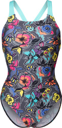 Damski Strój Kąpielowy Women's Arena Vivid Repeat Swimsuit Swim  dress blues rozmiar 40