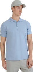 Koszulka męska polo 4F M407 jasnoniebieska 4FWSS25TPTSM407 34S