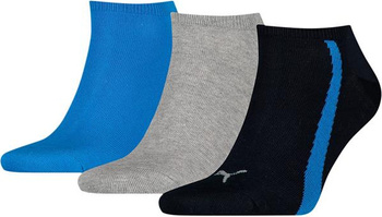 Skarpety Puma Unisex Lifestyle Sneakers czarne, szare, niebieskie 907951 03