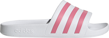Klapki damskie adidas Adilette Aqua biało-różowe GZ5237