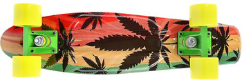 Deskorolka pennyboard fiszka plastikowa Art Reggae Gandzia Signa 56 cm ABEC-7