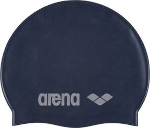 Dziecięcy czepek pływacki silikonowy Arena Classic Silicone Jr denim/silver