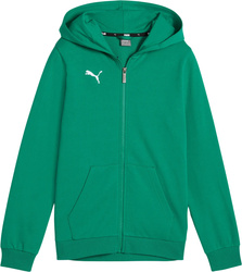 Bluza dla dzieci Puma teamGoal Casuals Hooded zielona 658596 05