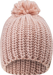 Dziecięca czapka zimowa z pomponem Bejo Roza Jrg pudrowy róż