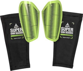 Ochraniacze piłkarskie Select Super v25 zielono-czarne 18876