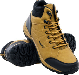 Męskie buty trekkingowe turystyczne górskie Hi-tec Canori Mid beżowe rozmiar 44