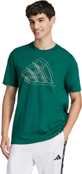 Koszulka męska adidas Tech Outline Graphic zielona JJ1609