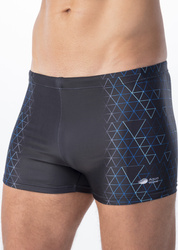 Męskie Bokserki Kąpielowe Adis  black triangle print rozmiar L