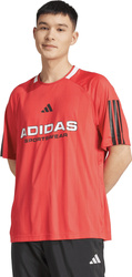 Koszulka męska adidas House of Tiro Nations Pack czerwona KB5569