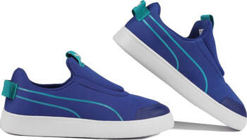 Buty dziecięce Puma Courtflex v2 Slip On PS niebieskie 374858 11