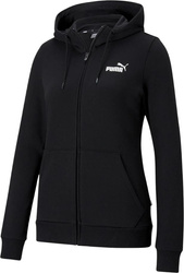 Bluza damska Puma ESS Small Logo Full-Zip Hoodie TR czarna 586813 01