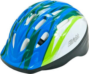 Kask rowerowy na rolki deskorolkę Allright Junior niebiesko-zielony rozmiar S 48 - 52 cm