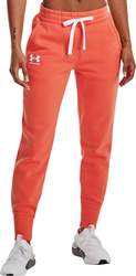 Spodnie damskie Under Armour Rival Fleece pomarańczowe 1356416 877