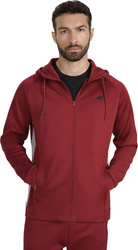 Bluza męska 4F FNK M587 ciemna czerwień 4FWAW25TFSWM587 61S