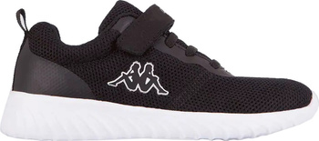 Buty sportowe szkolne miejskie dziecięce Kappa Ces K czarno-białe 260798K 1110