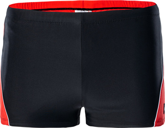 Męskie Bokserki Kąpielowe Helder  black/fiery red rozmiar L