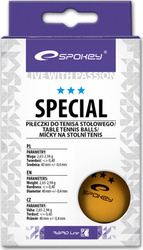 Piłeczki do ping ponga Spokey Special*** pomarańczowa 6szt 81877