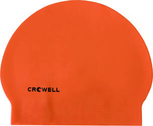 Czepek pływacki latex Crowell Atol pomarańczowy kol.3