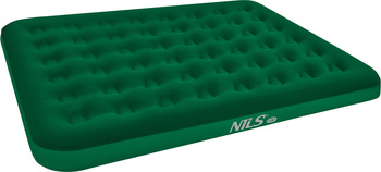 Materac turystyczny dmuchany dwuosobowy Nils Camp zielony 203x152x22 cm