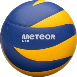 Piłka siatkowa Meteor Nex żółto-niebieska 17408