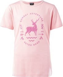 Dziecięca koszulka bawełniana z krótkim rękawem Hi-tec Nina Jrg rozmiar 116/122