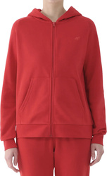 Bluza damska 4F F1763 czerwona 4FWMM00TSWSF1763 062S