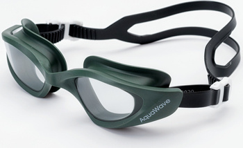 Okularki pływackie Aquawave Helm zielono-czarno-białe