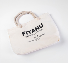 Torba sportowa shopperka zakupowa Fitanu Eco bag 52x39 cm