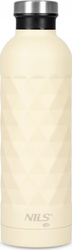 Butelka bidon turystyczny ze stali nierdzewnej Nils Camp NC3805 beżowy 750ML