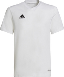 Koszulka dla dzieci adidas Entrada 22 Tee biała HC0447