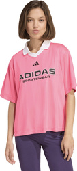 Koszulka damska adidas Tiro Q4 różowa JN2747